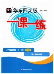 华东师大版一课一练八年级语文人教版五四制增强版