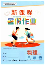新课程暑假作业广西师范大学出版社八年级物理