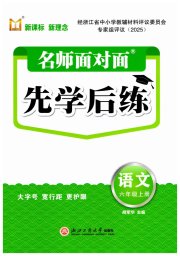 名师面对面先学后练六年级语文人教版评议教辅