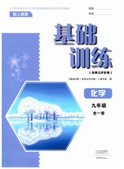 基础训练九年级化学人教版大象出版社