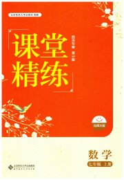 课堂精练七年级数学北师大版四川专版