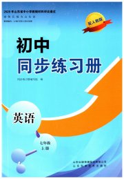 同步练习册山东科学技术出版社七年级英语人教版