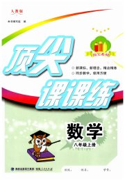顶尖课课练八年级数学人教版