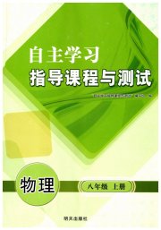 自主学习指导课程与测试八年级物理沪科版