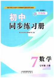 同步练习册山东教育出版社七年级数学鲁教版五四制