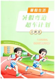 暑假弯道超车计划二年级综合通用版