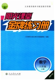 阳光课堂金牌练习册八年级数学人教版福建专版
