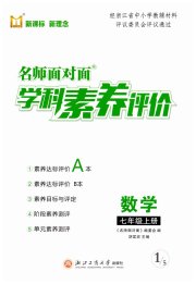 名师面对面学科素养评价七年级数学浙教版
