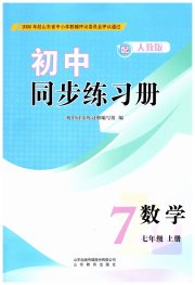 同步练习册山东教育出版社七年级数学人教版