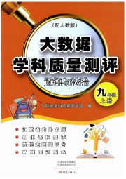 大数据学科质量测评九年级道德与法治人教版