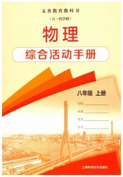 综合活动手册八年级物理沪教版五四制