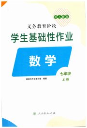 学生基础性作业七年级数学人教版