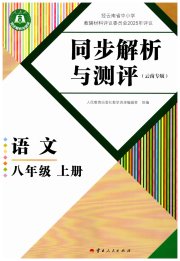 人教金学典同步解析与测评八年级语文人教版云南专版