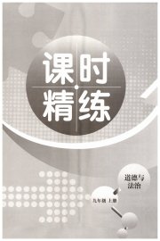 精练课堂分层作业九年级道德与法治人教版