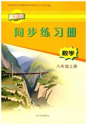 同步练习册八年级数学冀教版河北教育出版社
