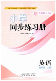 同步练习册山东科学技术出版社五年级英语鲁科版五四制