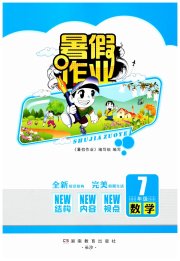 暑假作业完美假期生活湖南教育出版社七年级数学