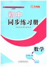 同步练习册山东教育出版社七年级数学鲁教版五四制