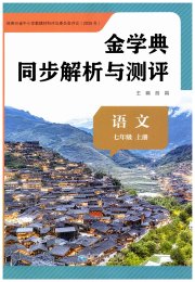 金学典同步解析与测评贵州人民出版社七年级语文人教版