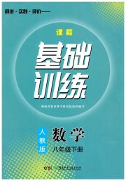 课程基础训练八年级数学人教版湖南少年儿童出版社