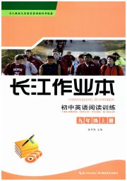 长江作业本初中英语阅读训练九年级人教版