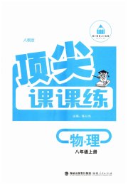 顶尖课课练八年级物理人教版