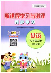 新课程学习与测评同步学习六年级英语外研版