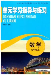 单元学习指导与练习九年级数学浙教版