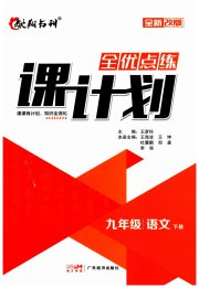 全优点练课计划九年级语文人教版
