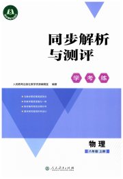 同步解析与测评学考练八年级物理人教版