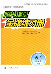阳光课堂金牌练习册八年级英语人教版