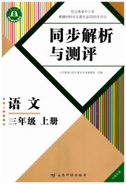 人教金学典同步解析与测评三年级语文人教版云南专版