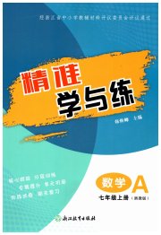 精准学与练七年级数学浙教版
