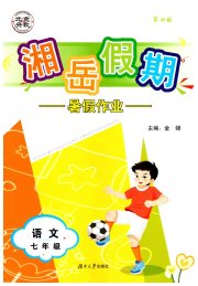 湘岳假期暑假作业七年级语文人教版