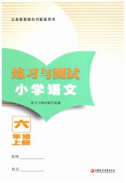 练习与测试六年级语文人教版福建专版