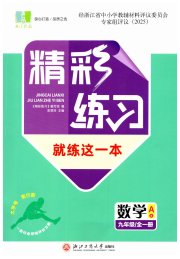 精彩练习就练这一本九年级数学浙教版评议教辅