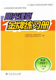 阳光课堂金牌练习册三年级英语人教版