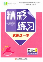精彩练习就练这一本九年级英语外研版评议教辅