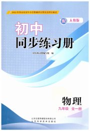 同步练习册山东科学技术出版社九年级物理人教版