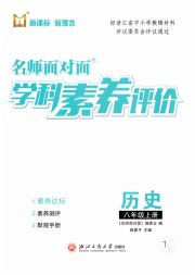 名师面对面学科素养评价八年级历史人教版