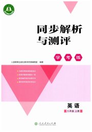 同步解析与测评学考练八年级英语人教版