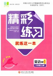 精彩练习就练这一本八年级英语外研版评议教辅