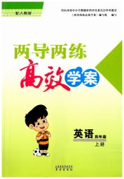 新课标两导两练高效学案四年级英语人教版