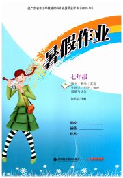 暑假作业深圳报业集团出版社七年级综合