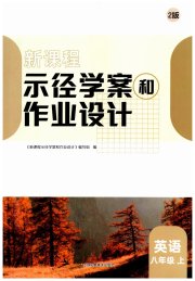 新课程示径学案作业设计八年级英语译林版