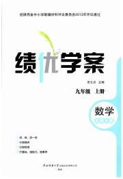 绩优学案九年级数学北师大版