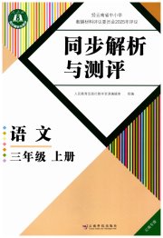人教金学典同步解析与测评三年级语文人教版云南专版