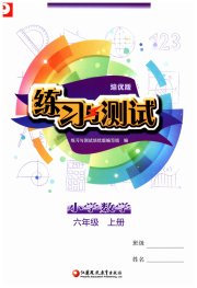 练习与测试六年级数学苏教版培优版