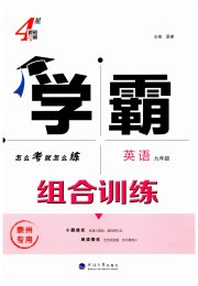 学霸组合训练九年级英语译林版泰州专版