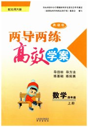 新课标两导两练高效学案四年级数学北师大版